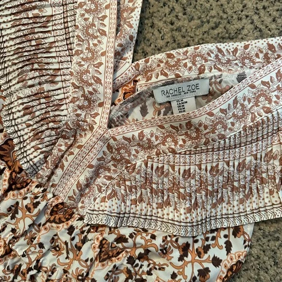 Bohemian Print Smocked Top - Picture 4 of 4